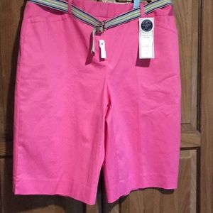 NWT Charter club pink shorts